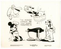 5k967 WHALERS 8x10.25 still '38 Disney cartoon, Mickey Mouse, Donald Duck & Goofy as sailors!