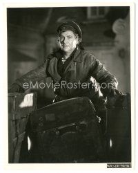5k986 WORLD & THE FLESH 8x10.25 still '32 great close up of George Bancroft by crates & luggage!