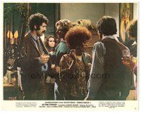 5k034 GETTING STRAIGHT color 8x10 still #8 '70 young Harrison Ford with Elliott Gould at party!