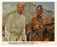 5k050 LAWRENCE OF ARABIA color 8x10 still #2 '62 David Lean, c/u of Peter O'Toole & Anthony Quinn!