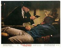 5k104 TONY ROME color 8x10 still '67 tough detective Frank Sinatra pointing gun at Lloyd Bochner