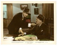 5k105 TRADE WINDS color-glos 8x10 still '38 c/u of Fredric March with man at desk!