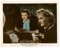 5k111 YOUNG IN HEART color-glos 8x10.25 still '38 c/u of Janet Gaynor & Billie Burke playing cards!