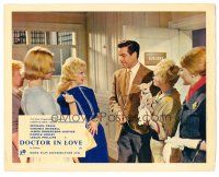 5k023 DOCTOR IN LOVE color English FOH LC '61 Dr. Michael Craig surrounded by pretty ladies!