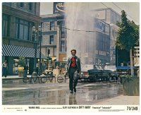 5k021 DIRTY HARRY 8x10 mini LC #7 '71 great image of Clint Eastwood walking street with gun drawn!