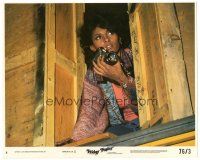 5k031 FRIDAY FOSTER 8x10 mini LC #8 '76 sexy Pam Grier snooping around with camera!