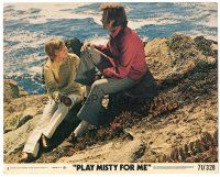 5k073 PLAY MISTY FOR ME 8x10 mini LC #1 '71 c/u of Clint Eastwood & Donna Mills on beach!