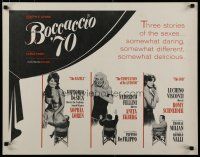 5m037 BOCCACCIO '70 1/2sh '62 sexy Loren, Ekberg & Schneider, plus Fellini, De Sica & Visconti!
