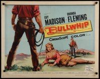 5m048 BULLWHIP style B 1/2sh '58 saddle tramp Guy Madison & sexy red-headed hellcat Rhonda Fleming!
