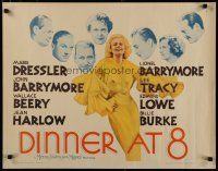 5m077 DINNER AT 8 1/2sh R62 Jean Harlow in one of the most classic all-star romantic comedies!