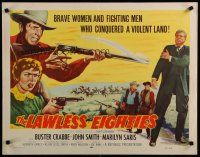 5m167 LAWLESS EIGHTIES style A 1/2sh '57 Buster Crabbe, Marilyn Saris, cool art with guns!