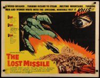 5m176 LOST MISSILE 1/2sh '58 horror of horrors from outer Hell comes to burn the world alive!