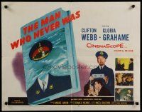 5m188 MAN WHO NEVER WAS 1/2sh '56 Clifton Webb, Gloria Grahame, strangest military hoax of WWII!