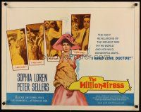 5m205 MILLIONAIRESS 1/2sh '60 beautiful Sophia Loren needs love, Peter Sellers!