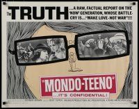 5m212 MONDO TEENO 1/2sh '67 truth about the NOW generation, make love-not war!