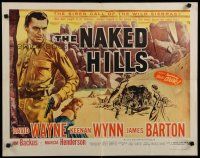 5m227 NAKED HILLS style A 1/2sh '56 David Wayne in the golden Hell of the High Sierras!