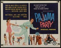 5m257 PAJAMA PARTY 1/2sh '64 Annette Funicello in sexy lingerie, Tommy Kirk, Buster Keaton shown!