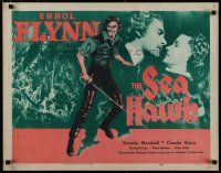 5m324 SEA HAWK 1/2sh R56 Michael Curtiz directed, swashbuckler Errol Flynn, Brenda Marshall!