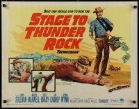 5m351 STAGE TO THUNDER ROCK 1/2sh '64 Barry Sullivan, Marilyn Maxwell, vengeance & violence!