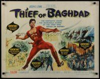 5m377 THIEF OF BAGHDAD 1/2sh '61 daring Steve Reeves defies an empire, cool art!