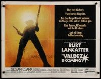 5m405 VALDEZ IS COMING 1/2sh '71 Burt Lancaster, written by Elmore Leonard, cool gunslinger image!