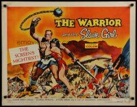 5m413 WARRIOR & THE SLAVE GIRL 1/2sh '59 awesome art of gladiator & girl, mightiest Italian epic!