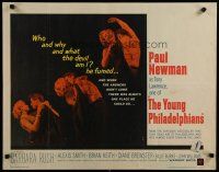 5m427 YOUNG PHILADELPHIANS 1/2sh '59 rich lawyer Paul Newman defends friend from murder charges!