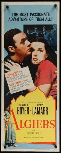 5m441 ALGIERS insert R53 Charles Boyer loves sexiest Hedy Lamarr, but he can't leave the Casbah!