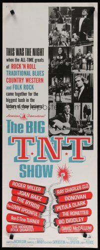 5m473 BIG T.N.T. SHOW insert '66 all-star rock & roll, traditional blues, country & folk rock!