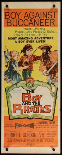 5m486 BOY & THE PIRATES insert '60 Charles Herbert, the most amazing adventure a boy ever lived!