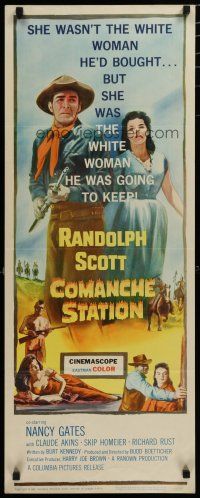 5m507 COMANCHE STATION insert '60 Randolph Scott, Nancy Gates, directed by Budd Boetticher!
