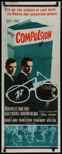 5m510 COMPULSION insert '59 Dean Stockwell & Bradford Dillman try to commit the perfect murder!