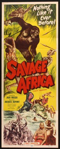 5m512 CONGOLAISE insert R52 great artwork of giant African ape stolen from Mighty Joe Young!