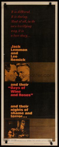 5m526 DAYS OF WINE & ROSES insert '63 Blake Edwards, alcoholics Jack Lemmon & Lee Remick!