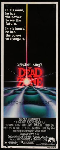 5m528 DEAD ZONE insert '83 David Cronenberg, Stephen King, he has the power to see the future!