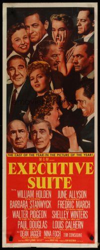 5m553 EXECUTIVE SUITE insert '54 William Holden, Barbara Stanwyck, Fredric March, June Allyson