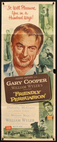 5m563 FRIENDLY PERSUASION insert '56 Gary Cooper it will pleasure you in a hundred ways!