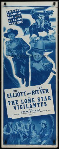5m644 LONE STAR VIGILANTES insert R53 Wild Bill Elliott & Tex Ritter in one gun-blazing western!