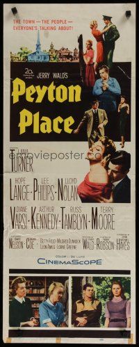 5m695 PEYTON PLACE insert '58 Lana Turner, from novel of small town life by Grace Metalious!