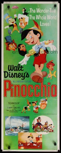 5m697 PINOCCHIO insert R62 Disney classic fantasy cartoon about a wooden boy who wants to be real!