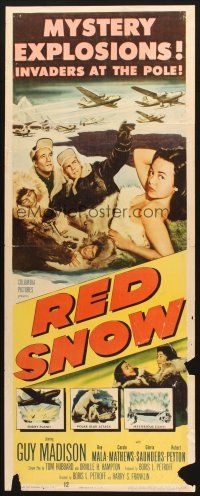 5m714 RED SNOW insert '52 Guy Madison, Ray Mala & sexy Eskimo babe covered only in fur!