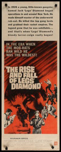 5m720 RISE & FALL OF LEGS DIAMOND insert '60 gangster Ray Danton, directed by Budd Boetticher!