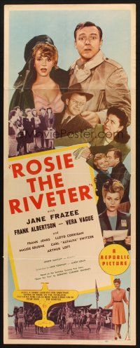 5m728 ROSIE THE RIVETER insert '44 images of pretty Jane Frazee as Rosie!