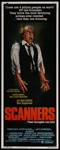 5m737 SCANNERS insert '81 David Cronenberg, in 20 seconds your head explodes, sci-fi art by Joann!