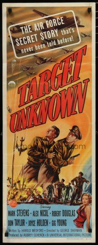 5m787 TARGET UNKNOWN insert '51 never before told United States Air Force secret story!