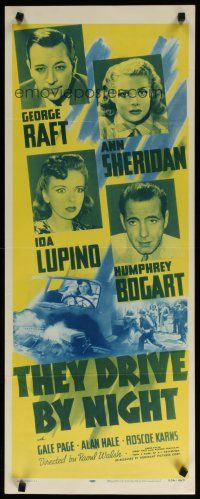 5m797 THEY DRIVE BY NIGHT insert R56 Humphrey Bogart, George Raft, Ann Sheridan, Ida Lupino
