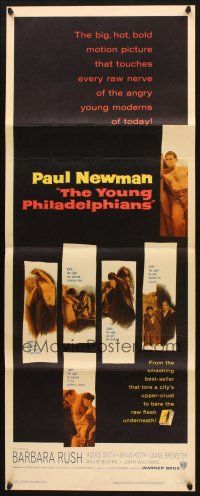 5m848 YOUNG PHILADELPHIANS insert '59 rich lawyer Paul Newman defends friend from murder charges!