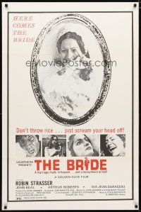 5p129 BRIDE 1sh '74 John Beal, cool image of Robin Strasser in title role!