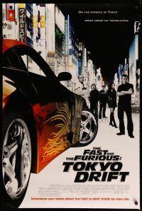 5p290 FAST & THE FURIOUS: TOKYO DRIFT DS 1sh '06 Lucas Black, Zachery Ty Bryan!
