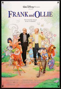 5p295 FRANK & OLLIE DS 1sh '95 Walt Disney animators Frank Thomas & Oliver Johnston!